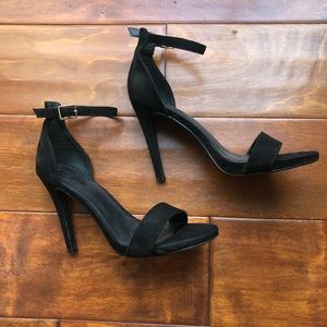 Black Ankle Strap heels
